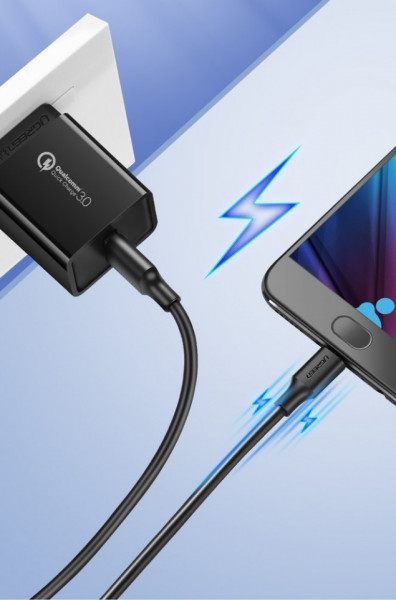 Cablu de date UGREEN USB la micro USB 2A - 1m negru - Img 5