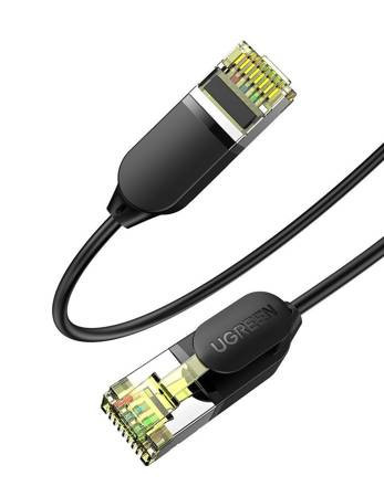 Cablu de retea UGREEN NW149, Ethernet RJ45, Cat.7, FTP, 3m (negru)