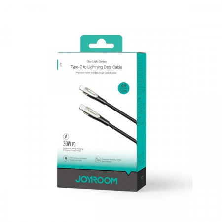 Cablu Joyroom Star-Light Series SA27-CL3 USB-C / Lightning 30W 1.2m - negru - Img 2