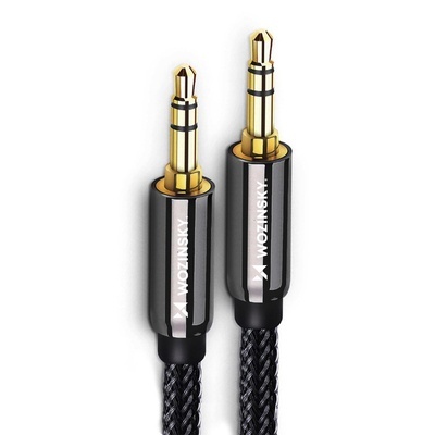 Cablu mini jack universal Wozinsky 2x cablu AUX 3 m negru - Img 10