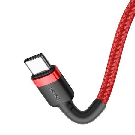 Cablu Type C BASEUS PD PD2.0 , 60W , 20V 3A QC3.0 , 1M , rosu - Img 3