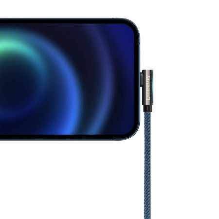 Cablu USB-C la Lightning Baseus Legend Series, PD, 20W, 1m (blue) - Img 5