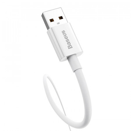 Cablu USB la USB-C Baseus Superior 100W 1m (alb) - Img 4