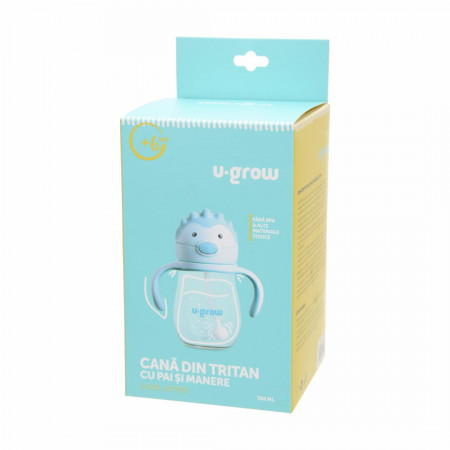 Cana cu pai si manere, tritan 330 ml - Img 4