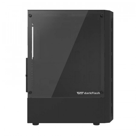 Carcasa PC, Darkflash, DK300, Middle-Tower, Sticla securizata, ATX/ M-ATX/ ITX, Negru - Img 4
