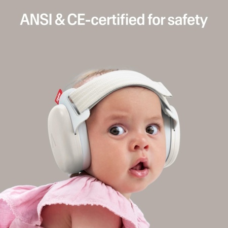 Căști antifonice Alpine Muffy Baby Comfort, reglabile până la 48 de luni, culoare nisip - Img 6