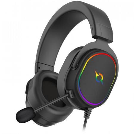 Casti AQIRYS Altair, virtual 7.1 surround, USB, Negru