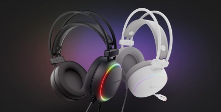 Casti cu fir Genesis Neon 613 G2 alb - Img 13