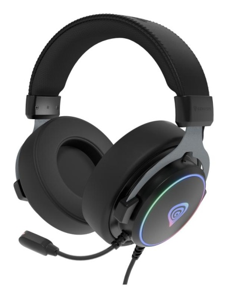 Casti cu fir Genesis Neon 764 negru - Img 12