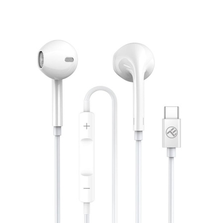 Casti cu fir Tellur Basic U In-Ear alb - Img 3