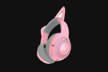 Casti Gaming Razer Kraken Kitty Edition V2 BT Quartz - Img 9
