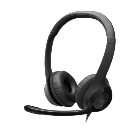 Casti Logitech H390 cu microfon, negru - Img 3