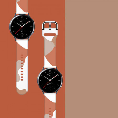 Curea de schimb Moro pentru Samsung Galaxy Watch 42mm camo negru (5) - Img 2