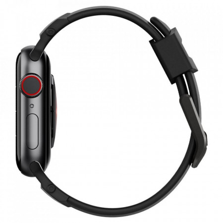 Curea SPIGEN RUGGED BAND pentru APPLE WATCH 2 / 3 / 4 / 5 / 6 / SE (38 / 40MM) MATTE BLACK - Img 7