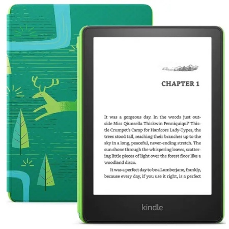 Ebook Reader Amazon Kindle Paperwhite 6.8" 16Gb, Wifi, Husa Emerald Forest