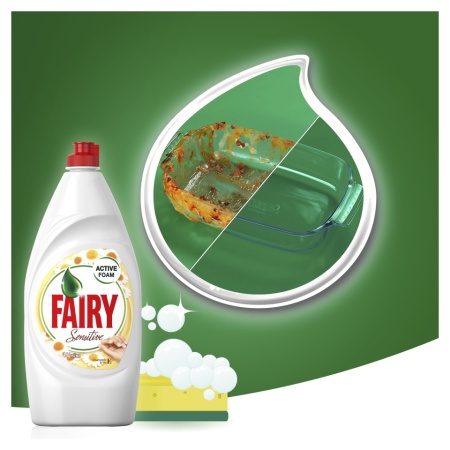 FAIRY Chamomille&amp;Vitamin E, detergent de vase, 450 ml - Img 5
