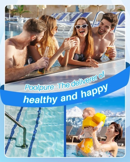 Filtru pentru Jacuzzi și Cadă cu Hidromasaj POOLPURE 6CH-940, Înlocuitor PWW50P3, Filet SAE 1.5", Certificare NSF, Suprafață 50 sq. ft. - Img 2