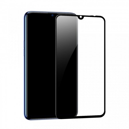 Folie din sticla full screen 3D curbata cu margini moi, Baseus, pentru Xiaomi Mi 9, 0.3 mm, negru - Img 4