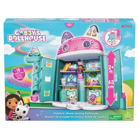 GABBYS DOLLHOUSE CASA DE PAPUSI A LUI GABBY CU FIGURINE SI ACCESORII - Img 3