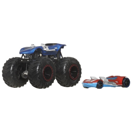HOT WHEELS MONSTER TRUCK SI MASINUTA METALICA TWIN MILL - Img 3
