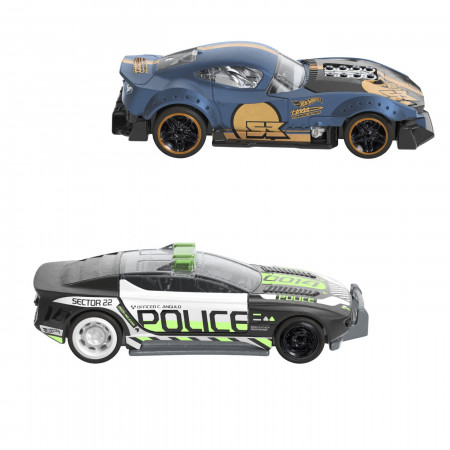 HOT WHEELS SET 2 MASINUTE METALICE PULL BACK MUSCLE AND BLOWN SI ALPHA PURSUIT 1:43 - Img 3