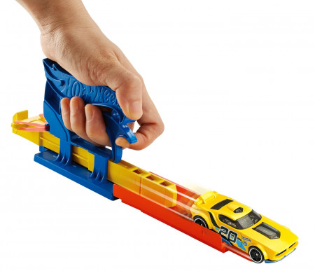 HOT WHEELS SET LANSATOR PORTABIL ALBASTRU SI MASINUTA - Img 3