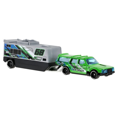 HOT WHEELS TRACK FLEET MASINA FLOTA VOLVO 24O DRIFT CAMPER SCARA 1 LA 64 - Img 3