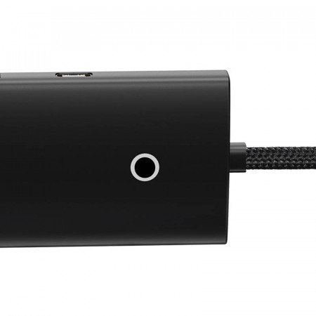 Hub 4 in 1 Baseus Lite Series USB la 4x USB 3.0, 1 m (negru) - Img 3