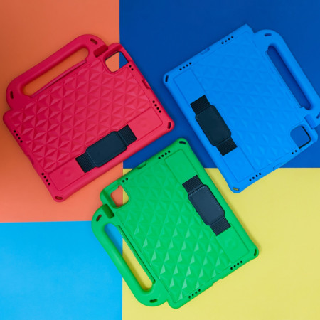 Husa pentru tableta moale de tip blindata Diamond pentru Samsung Galaxy Tab S7 11 '' cu suport pentru stylus, roz - Img 3