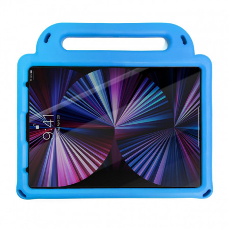 Husa pentru tableta moale de tip blindata iPad Pro 11 '' 2021/2020/2018 / iPad Air 2020 cu suport pentru stylus, albastra