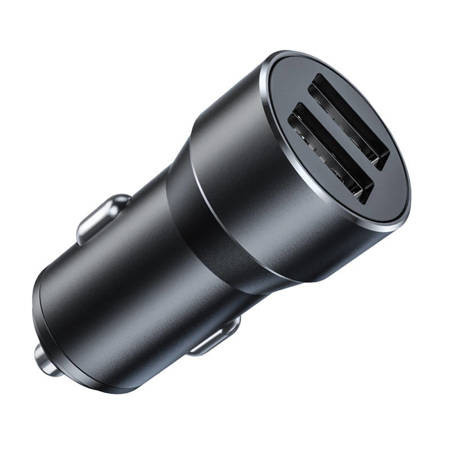 Incarcator auto Vipfan C10, 2x USB, 2,4 A (negru) - Img 3