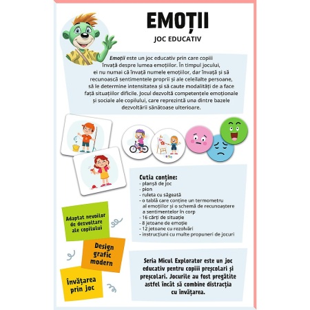 JOC EDUCATIV EMOTII MICUL EXPLORATOR - Img 3