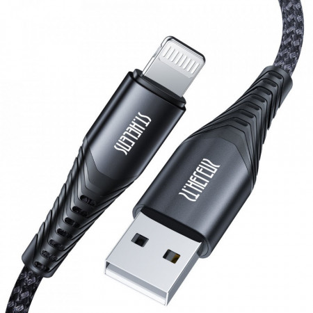 Joyroom MFI ST-C04 ST.HELENS Cablu de date USB-A la Lightning 1,8M negru - Img 6