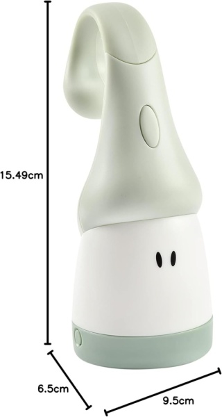 Lampa de veghe portabila, Beaba, 6,5 x 9,5 x 15,5 cm, Verde - Img 2