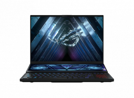 Laptop Gaming ASUS ROG Zephyrus Duo 16 GX650RS cu procesor AMD Ryzen™ 9 6900HX, 16", QHD+, 165Hz, 64GB, 4TB SSD, NVIDIA® GeForce RTX™ 3080, Windows 11 Home, Black