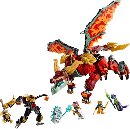 LEGO NINJAGO ROBOTUL DRAGON TRANSFORMATOR AL LUI WYLDFYRE 71868 - Img 3
