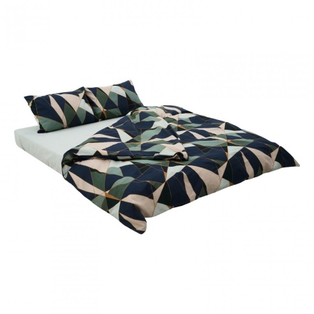 Lenjerie kingsize, bumbac,132 TC, Enzo - Img 2