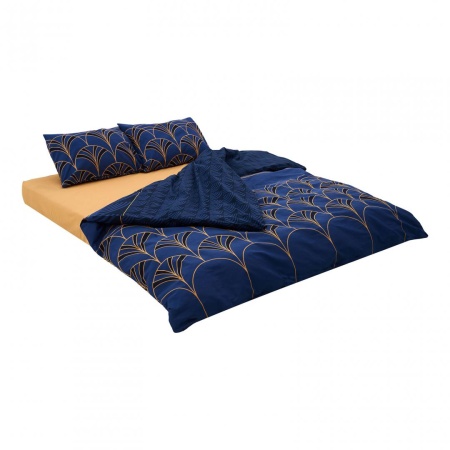 Lenjerie kingsize, bumbac,132 TC, Wave - Img 2