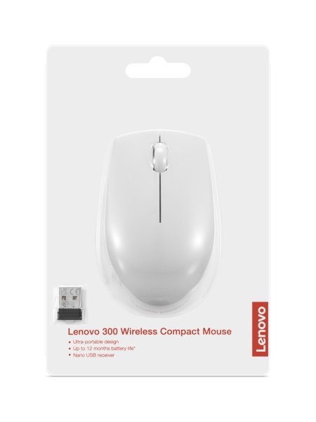 Lenovo 300 Wireless Compact Mouse Grey - Img 7