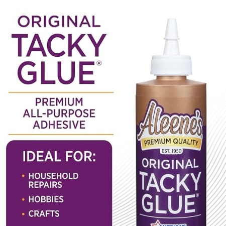 Lipici lichid universal Aleene's Tacky Glue Clear 15599, uscare transparenta, 236 ml, adeziv profesional hobby, craft, scrapbooking, lemn si materiale textile - Img 4