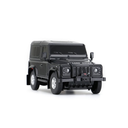 MASINUTA METALICA CONVERTIBILA LAND ROVER DEFENDER NEGRU CU SCARA 1 LA 32 - Img 3