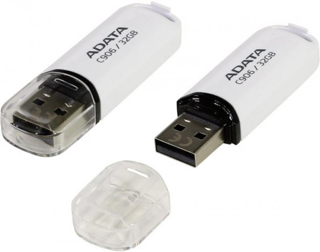 Memorie USB ADATA C906, 32GB, USB 2.0, Alb