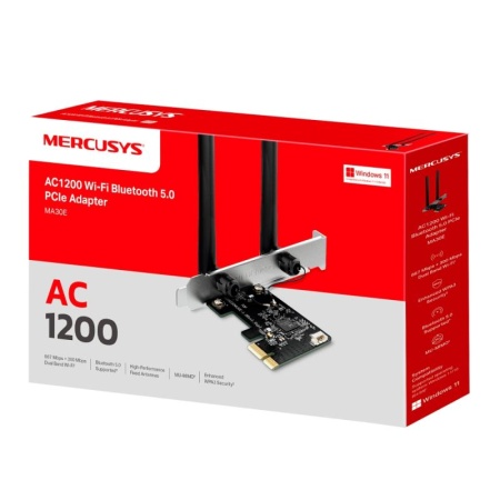 Mercusys MA30E AC1200 Wi-Fi BTPC Adapter - Img 15