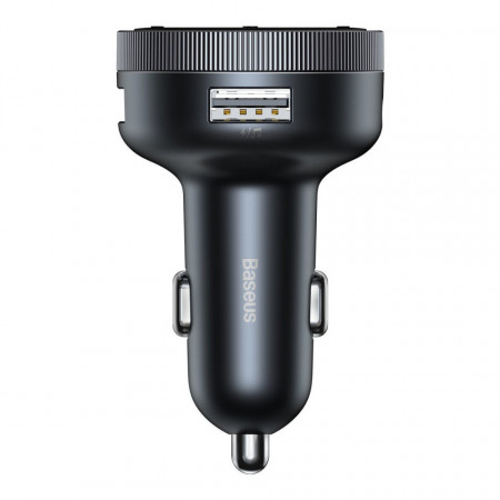 Modulator FM Baseus Enjoy Car Wireless MP3 Charger, Bluetooth 5.0, microSD, AUX (black) - Img 7