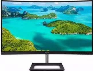 Monitor VA LED Philips 31.5" 322E1C/00, Full HD (1920 x 1080), VGA, HDMI, DisplayPort, Ecran curbat, 75 Hz (Negru)