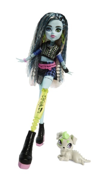 MONSTER HIGH PAPUSA FRANKIE STEIN CU ACCESORII - Img 3