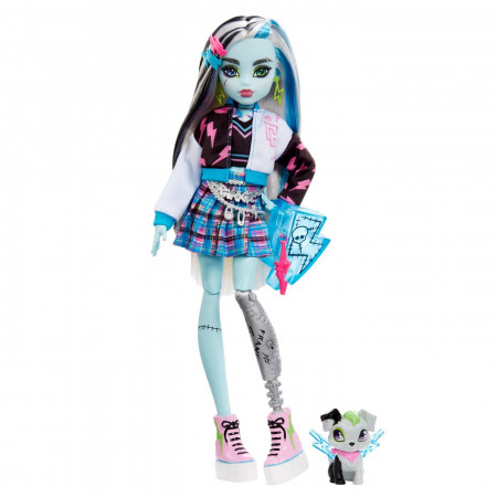 MONSTER HIGH PAPUSA FRANKIE STEIN CU ANIMALUT SI ACCESORII - Img 2