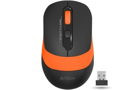 MOUSE A4TECH FG10 WS 2000DPI, PORTOCALIU - Img 7
