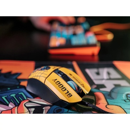Mouse A4Tech, gaming, Bloody RGB Animation Backlit USB Renegade Sunset, "W63Max Renegade Sunset" - Img 6
