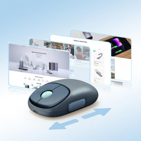 Mouse fara fir Ugreen MU102 FUN+ Bluetooth / 2,4 GHz - negru - Img 4